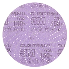 A 3M Xtract™ Cubitron™ II Film Disc 775L, 150+, Precision Shaped Ceramic Grain