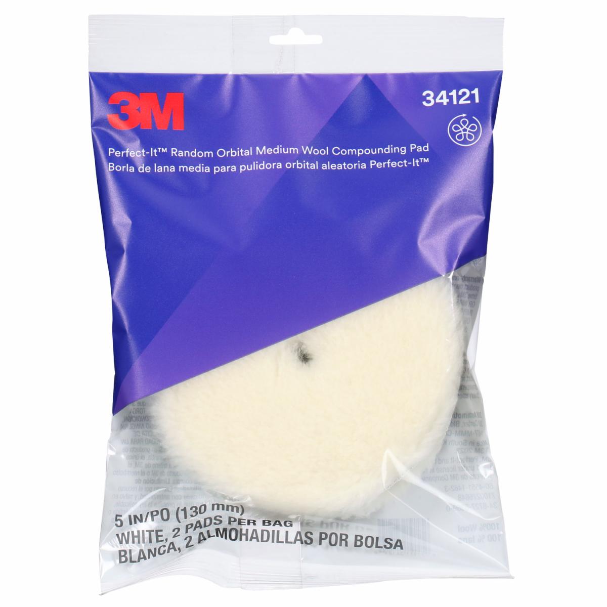 ™ Perfect-It Random Orbital Wool Compounding Pad 34121
