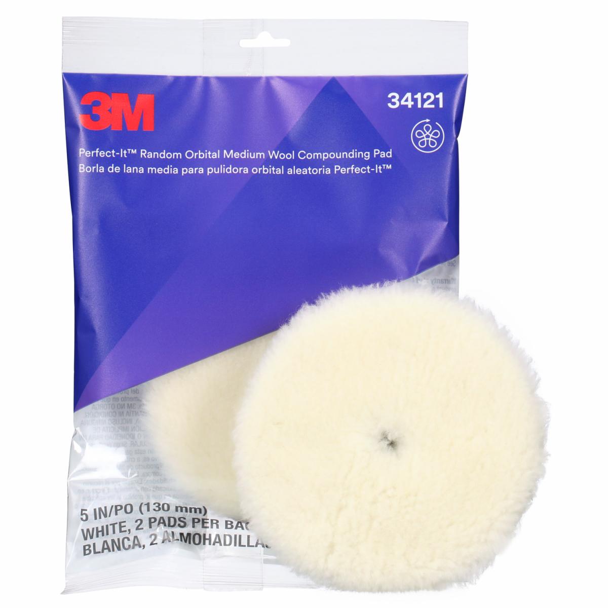 ™ Perfect-It Random Orbital Wool Compounding Pad 34121