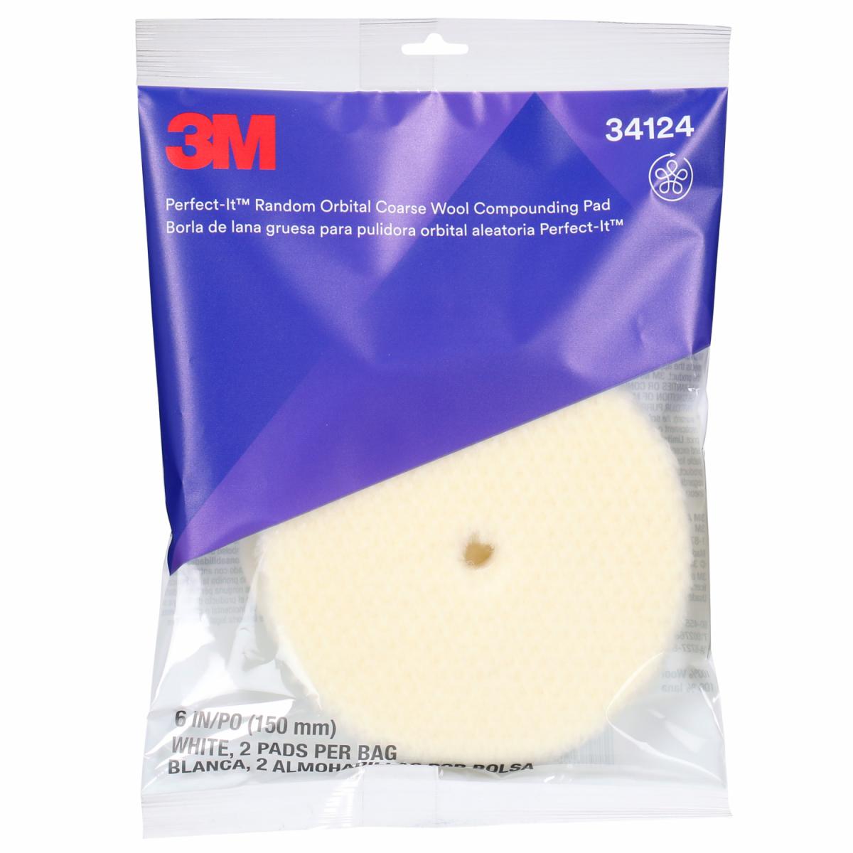™ Perfect-It Random Orbital Wool Compounding Pad 34124