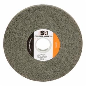 Standard Abrasives Deburring Wheel 853093, 6 in x 1/2 in x 1 in 8S FIN, 4 ea/Caseimage