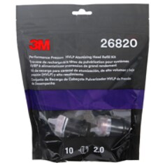 A 3M™ Performance Pressure HVLP Atomizing Head Refill Kit 26820, Red, 2.0