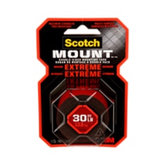 Scotch-Mount™ Indoor Double-Sided Mounting Tape 214H-DC-EF, White, 1 in x  55 in (2.54 cm x 1.39 m), 1 Roll/Pack