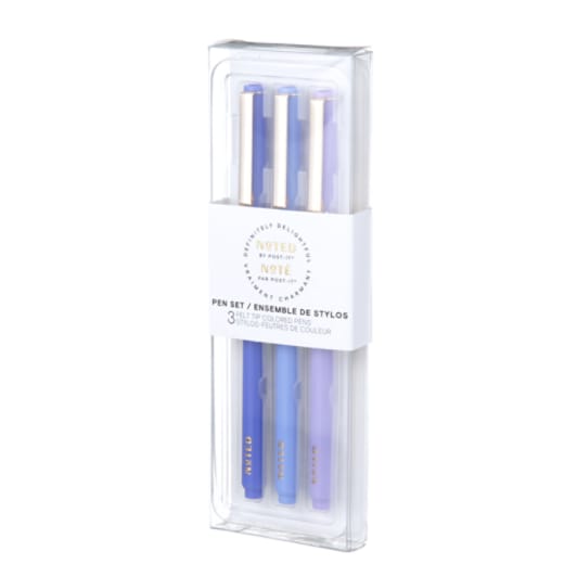 A Post-it® Pens NTD-PEN3-BLUEF, 3 Pack