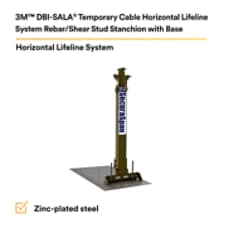 3M™ DBI-SALA® SecuraSpan™ Rebar/Shear Stud HLL Stanchion with Base 7400215