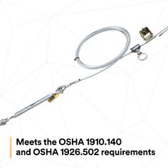 3M™ DBI-SALA® Sayfline™ Permanent Multi-Span Horizontal Lifeline System 7603100