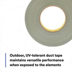 Outdoor, UV-tolerant duct tape maintains versatile performance when exposed to the elements