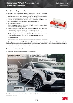 Película para Protección de Pintura Scotchgard™ Pro Serie 200 | 3M