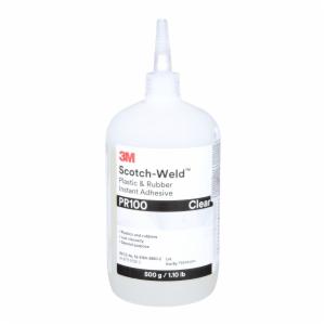 3M™ Scotch-Weld Plastic & Rubber Instant Adhesive PR100, Clear, 500 Gram, 1 Bottle/Case image 3M™ Scotch-Weld Plastic & Rubber Instant Adhesive PR100, Clear, 500 Gram, 1 Bottle/Caseimage