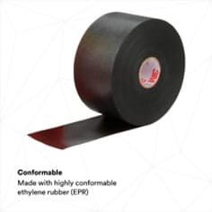 CONFORMABLE: Made with highly conformable ethylene rubber (EPR)