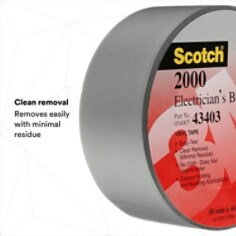 CLEAN REMOVAL: Removes easily with minimal residue