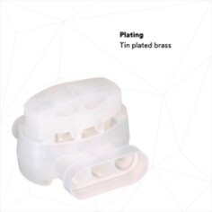 PLATING: Tin plated brass