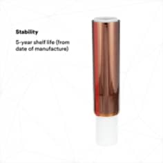 STABILITY: 5-year shelf life (from date of manufacture)