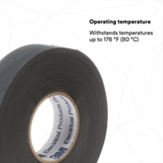 OPERATING TEMPERATURE: Withstands temperatures up to 176 °F (80 °C) at 600v