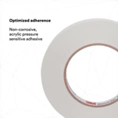 Optimized adherence: Non-corrosive, acryclic pressure sensitive adhesive