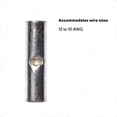 ACCOMMODATES WIRE SIZES: 12 to 10 AWG