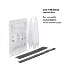USE WITH INLINE CONNECTORS: For use with compression inline connectors