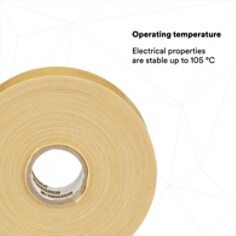 OPERATING TEMPERATURE: Electrical properties are stable up to 105 °C