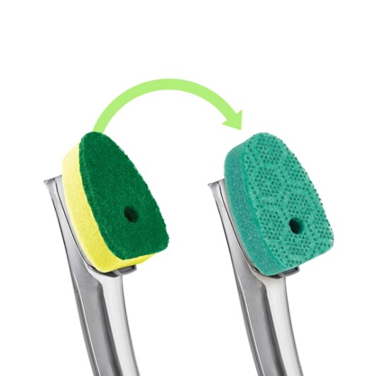 Scotch-Brite™ Soap Control Heavy Duty Scrub Dots Dishwand Head Change
