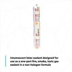Intumescent latex sealant designed for use as a one-part fire, smoke, toxic gas sealant in a non-halogen formula