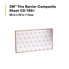 3M™ Fire Barrier Composite Sheet CS-195+, 28 in x 52 in, 1/case