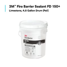 3M™ Fire Barrier Sealant FD 150+, Limestone, 4.5 Gallon Drum (Pail)