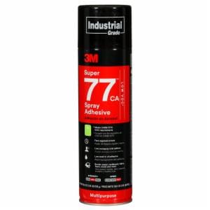 3M™ Super 77 CA Multipurpose Spray Adhesive, Low VOC <25%, Clear, 24 fl oz (Net Wt 18.0 oz), 12 Can/Case image 3M™ Super 77 CA Multipurpose Spray Adhesive, Low VOC <25%, Clear, 24 fl oz (Net Wt 18.0 oz), 12 Can/Caseimage