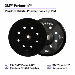 3M™ Perfect-It Random Orbital Polisher Back-up Pad 34128, 5 in (130 mm), 5/Caseimage