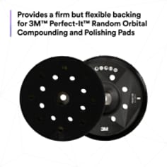 Provides a firm but flexible backing for 3M™ Perfect-It™ Random Orbital Compounding and Polishing Pads