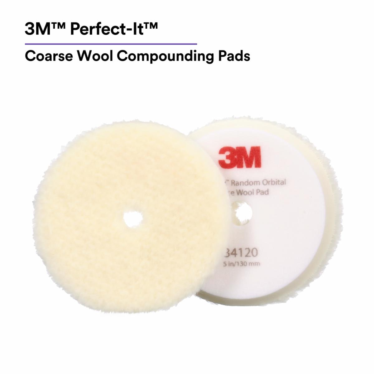 ™ Perfect-It Random Orbital Wool Compounding Pad 34120