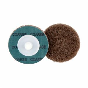 Standard Abrasives Quick Change Buff and Blend GP Disc, 810311, A/O Coarse, TR, Maroon, 2 in, Die Q200P, 50/Carton, 500 ea/Caseimage