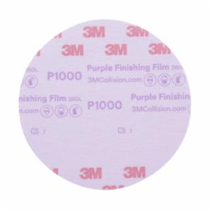 3M™ Hookit Purple Finishing Film Abrasive Disc 260L, 30669, 6 in, P1000, 50 discs per carton, 4 cartons per caseimage