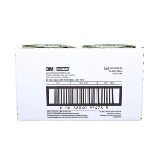 Ruban pour peintres à usage général Scotch® 2055-24CP-CA, 24 mm x 55 m (0,94 po x 60,1 vg)