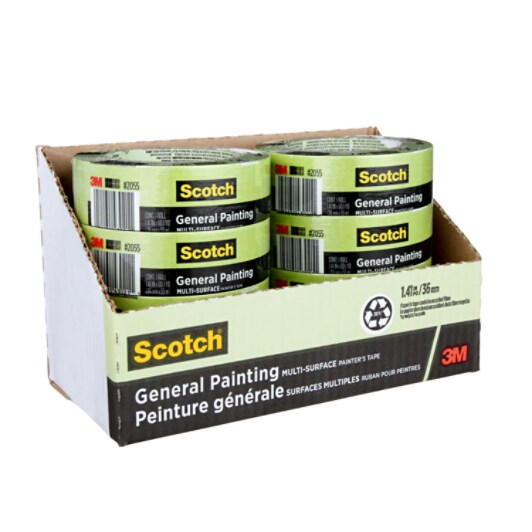 Ruban pour peintres à usage général Scotch® 2055-48CP-CA, 36 mm x 55 m (1,41 po x 60,1 vg)