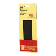 Papier abrasif Wetordry™ Imperial™ 3M™ 5922-18-CC, grain 800, 93,13 mm x 228,6 mm