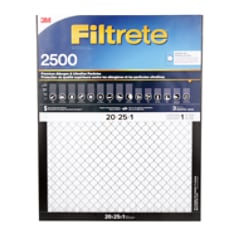 Filtrete™ Premium Allergen & Ultrafine Particles Filter EAX03DC-6-CA, 2500 MPR, 20 in x 25 in x 1 in