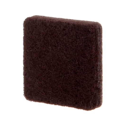 Scotch™ Square Felt Pads SP854-NA, Brown, 1 in (2.54 cm)
