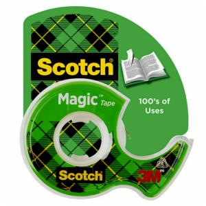 Scotch Magic Tape 119, 1/2 in x 800 in (12.7 mm x 20.3 m) image Scotch Magic Tape 119, 1/2 in x 800 in (12.7 mm x 20.3 m)image