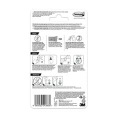 3M Command Bath Caddy Hanger Water Resistant Adhesive Plastic Frosted,  6-Pack