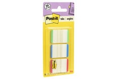 Post-it(R) Durable Tabs 686L-GBRT, 1 in x 1.5 in (25.4 mm x 38.1 mm)