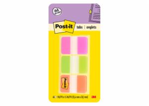 Post-it Durable Tabs 686-PGO, 1 in. x 1.5 in, 24 Each/Caseimage