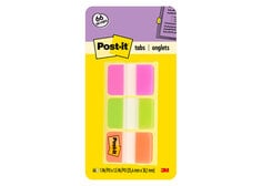 Post-it(R) Durable Tabs 686-PGO, 1 in x 1.5 in (25.4 mm x 38.1 mm)