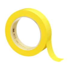 3M™ Vinyl Tape, 471, yellow, 1.0 in x 36.0 yd x 5.2 mil