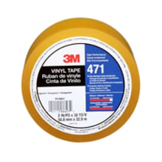 3M™ Vinyl Tape, 471, transparent, 2.0 in x 36.0 yd x 5.2 mil