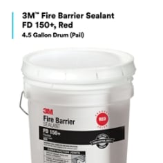 3M™ Fire Barrier Sealant FD 150+, Red, 4.5 Gallon Drum (Pail)