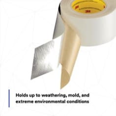 Holds up to weathering, mold and extreme environmental conditions