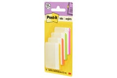 Post-it(R) Durable Tabs 686F-1BB, 2 in x 1.5 in (50.8 mm x 38 mm) 