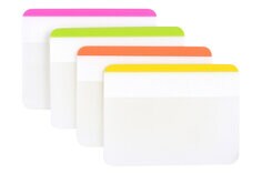 Post-it(R) Durable Tabs 686F-1BB, 2 in x 1.5 in (50.8 mm x 38 mm) 