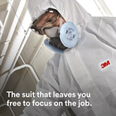 3M™ Protective Coverall 4540+ White & Blue Type 5/6 Size L