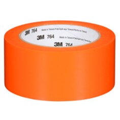 3M™ General Purpose Vinyl Tape 764, Orange, 2 in x 36 yd, 5 mil, 24 Roll/Case